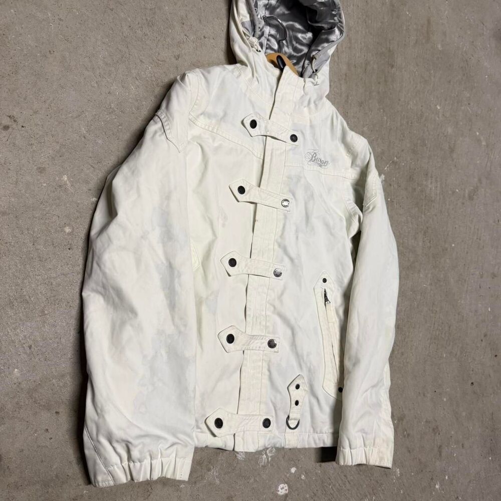 Burton Women's White and Cream Jacket